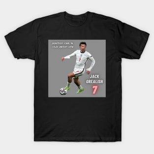 Jack Grealish - England Uefa Euro 2020 Number 7 T-Shirt